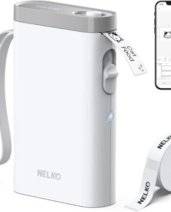 Nelko Label Maker Machine with Tape, P21 Bluetooth Label Printer