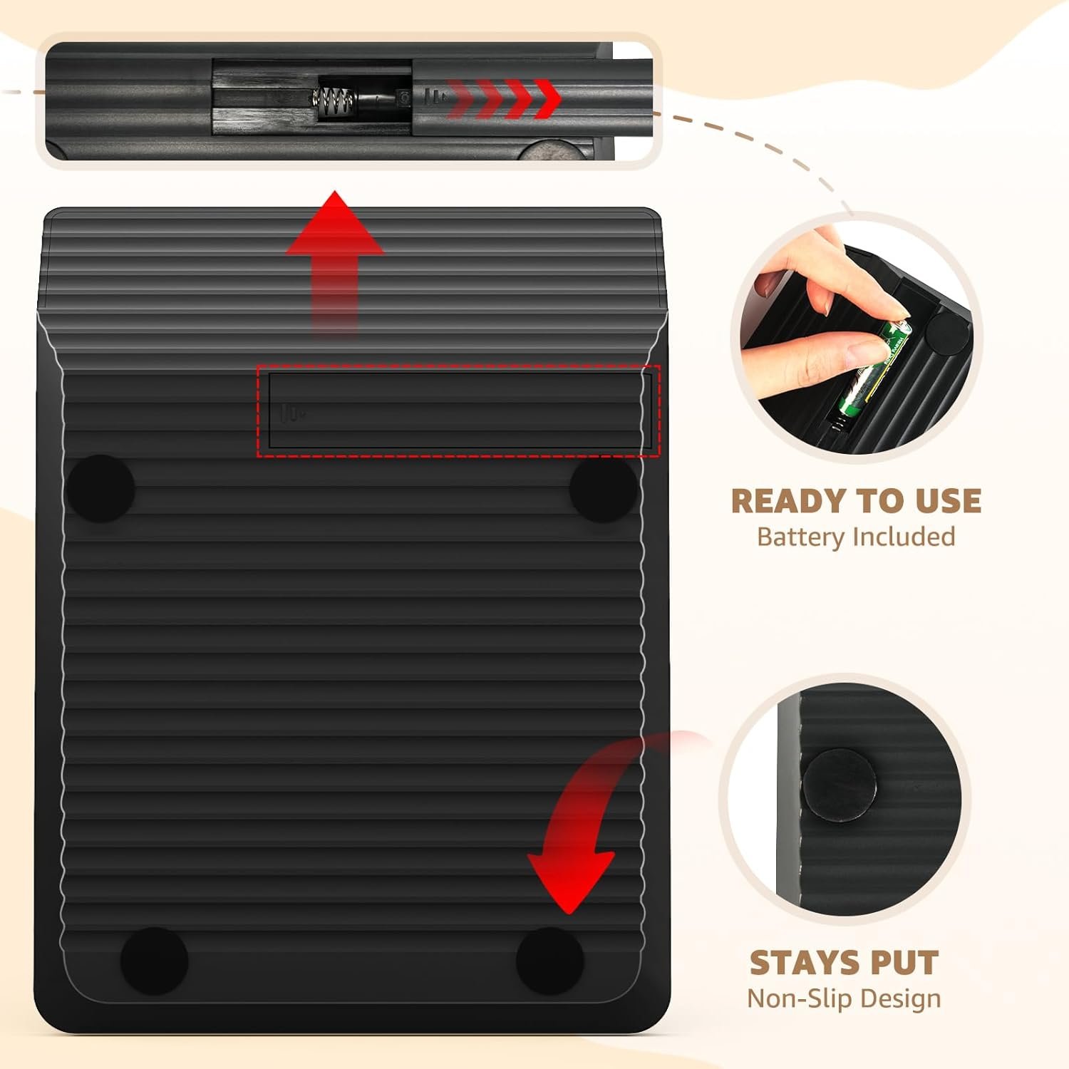 Calculators Desktop, 2026 Upgrade 14 Digit Large Size Calculator with 5-Inch LCD Display and Solar Power