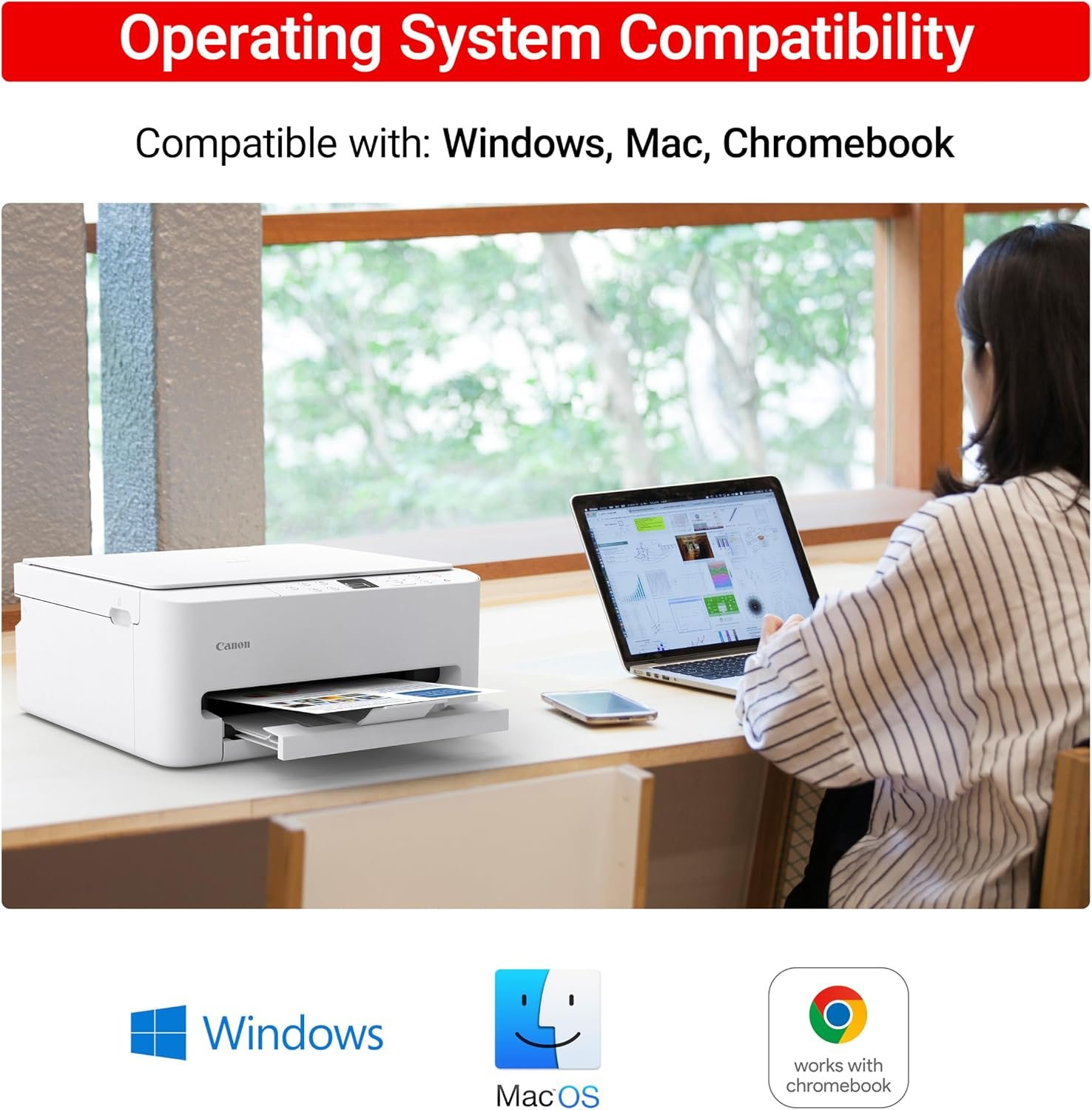 Canon PIXMA TS6520 Wireless Color Inkjet Printer